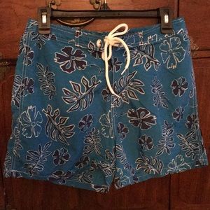 Women’s Shorts Size S Floral Motif Nylon BW Sport